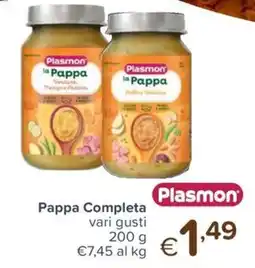 Io Bimbo Pappa Completa Plasmon offerta