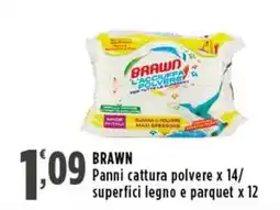 Rossotono Carrefour Brawn panni cattura polvere offerta