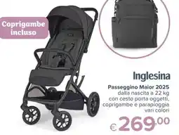 Io Bimbo Inglesina Passeggino Maior 2025 offerta