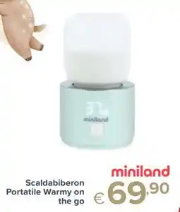 Io Bimbo Scaldabiberon Portable Warmy on the go miniland offerta