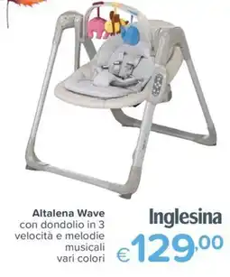 Io Bimbo Altalena Wave Inglesina offerta