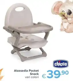 Io Bimbo Alzasedia Pocket Snack chicco offerta