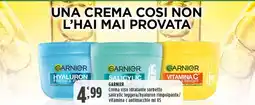 Rossotono Carrefour Garnier Crema viso idratante sorbetto offerta