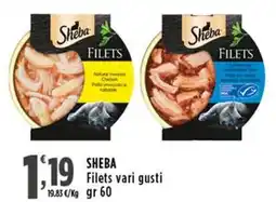 Rossotono Carrefour Sheba Filets offerta