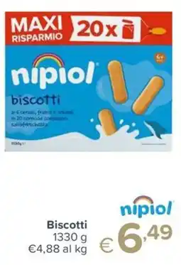 Io Bimbo Biscotti Nipiol offerta