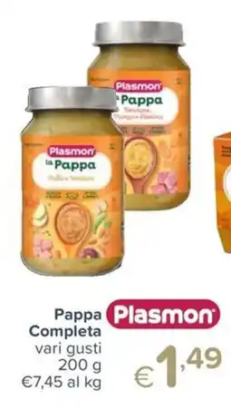 Io Bimbo Pappa Completa Plasmon offerta