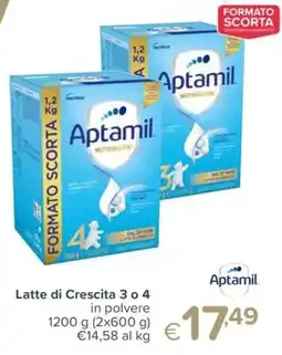 Io Bimbo Latte di Crescita Aptamil offerta