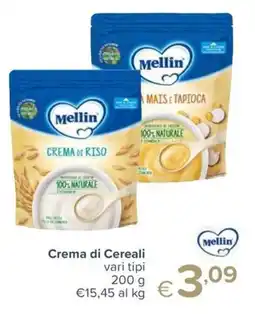 Io Bimbo Crema di Cereali Mellin offerta