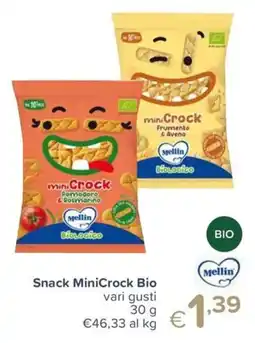 Io Bimbo Snack MiniCrock Bio Mellin offerta