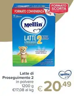 Io Bimbo Latte di Proseguimento 2 Mellin offerta