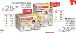 Io Bimbo Pannolini Huggies extra care offerta