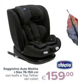 Io Bimbo Seggiolino Auto Mokita chicco offerta