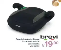 Io Bimbo Seggiolino Auto Simple brevi offerta