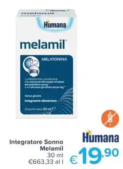 Io Bimbo Integratore Sonno Melamil offerta