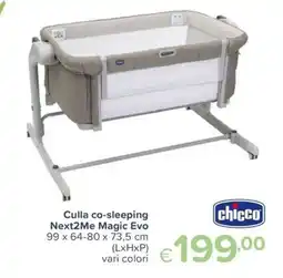 Io Bimbo Culla co-sleeping Next2Me Magic Evo chicco offerta