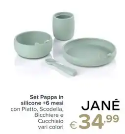 Io Bimbo Set Pappa in silicone JANÉ offerta