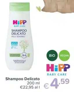 Io Bimbo Shampoo Delicato Hipp Baby Care offerta