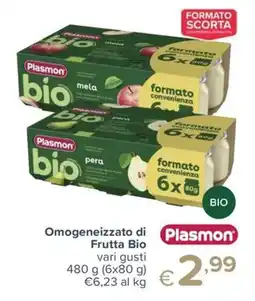 Io Bimbo Omogeneizzato di Frutta Bio Plasmon offerta