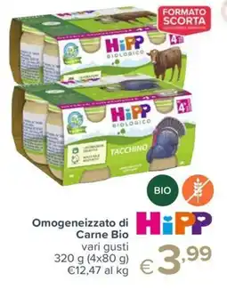 Io Bimbo Omogeneizzato di Carne Bio HiPP offerta