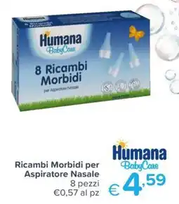 Io Bimbo Humana BabyCare Ricambi Morbidi per Aspiratore Nasale offerta