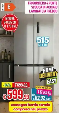 Satur Frigorifero 4 porte offerta
