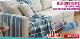 Satur Telo copritutto in policotone con bottone di chiusura offerta