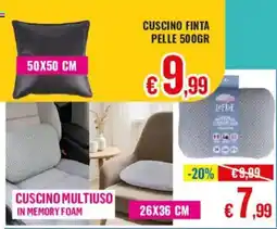 Satur Cuscino multiuso in memory foam offerta