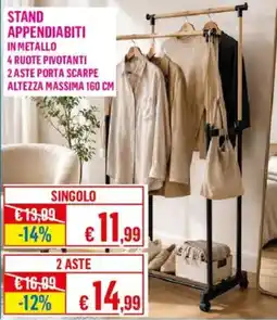 Satur Stand appendiabiti in metallo offerta