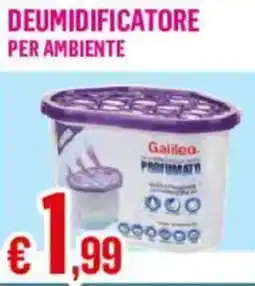 Satur Deumidificatore per ambiente Galileo Profumato offerta