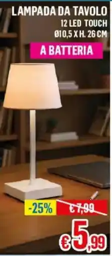 Satur Lampada da tavolo offerta