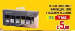 Satur Set 6 oli profumati idrosolubili offerta