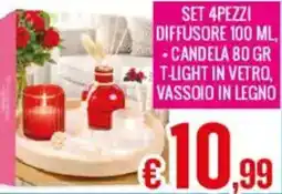 Satur Set 4 pezzi offerta