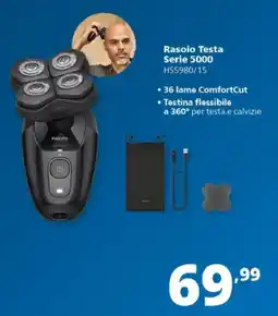 Comet Rasoio Testa Serie 5000 Philips offerta