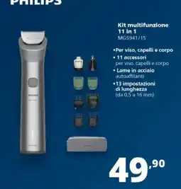 Comet Kit multifunzione 11 in 1 Philips offerta
