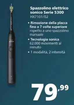 Comet Spazzolino elettrico sonico Serie 5300 offerta