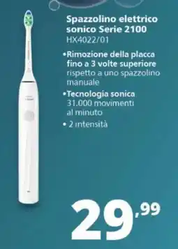 Comet Spazzolino elettrico sonico Serie 2100 offerta