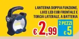 Satur Lanterna doppia funzione offerta