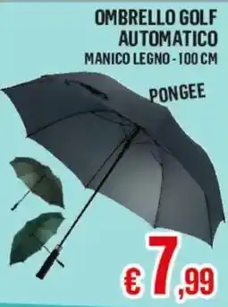 Satur Ombrello golf automatico Pongee offerta