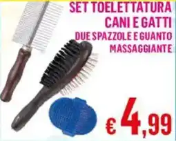Satur Set toelettatura cani e gatti offerta