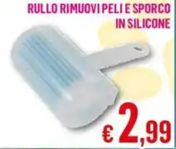 Satur Rullo rimuovi peli e sporco in silicone offerta