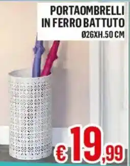 Satur Portaombrelli in ferro battuto offerta