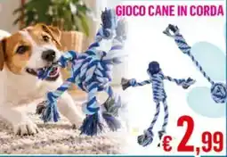 Satur Gioco cane in corda offerta