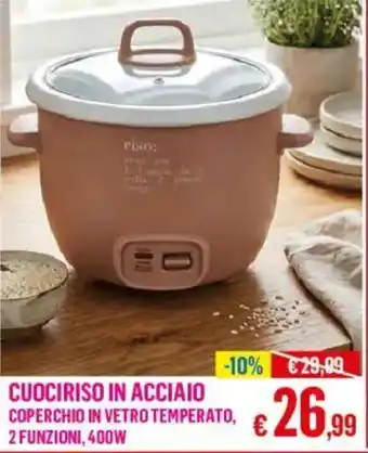 Cuociriso in acciaio