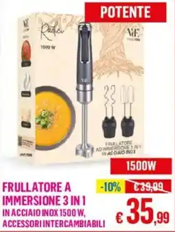 Satur Frullatore a immersione 3 in 1 Radici offerta