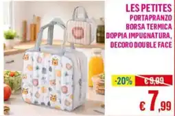 Satur Les petites portapranzo borsa termica offerta