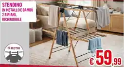 Satur Stendino in metallo e bambù offerta