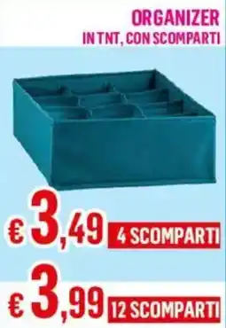 Satur Organizer in tnt, con scomparti offerta
