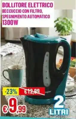 Satur Bollitore elettrico beccuccio con filtro offerta