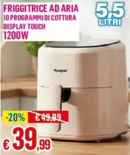 Satur Friggitrice ad aria Kooper offerta