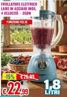 Satur Frullatore elettrico Kooper offerta